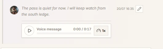 Voice messages